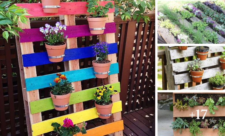 21 Spectacular Recƴcled Wood Pallet Garden Ideas To Diy Home 