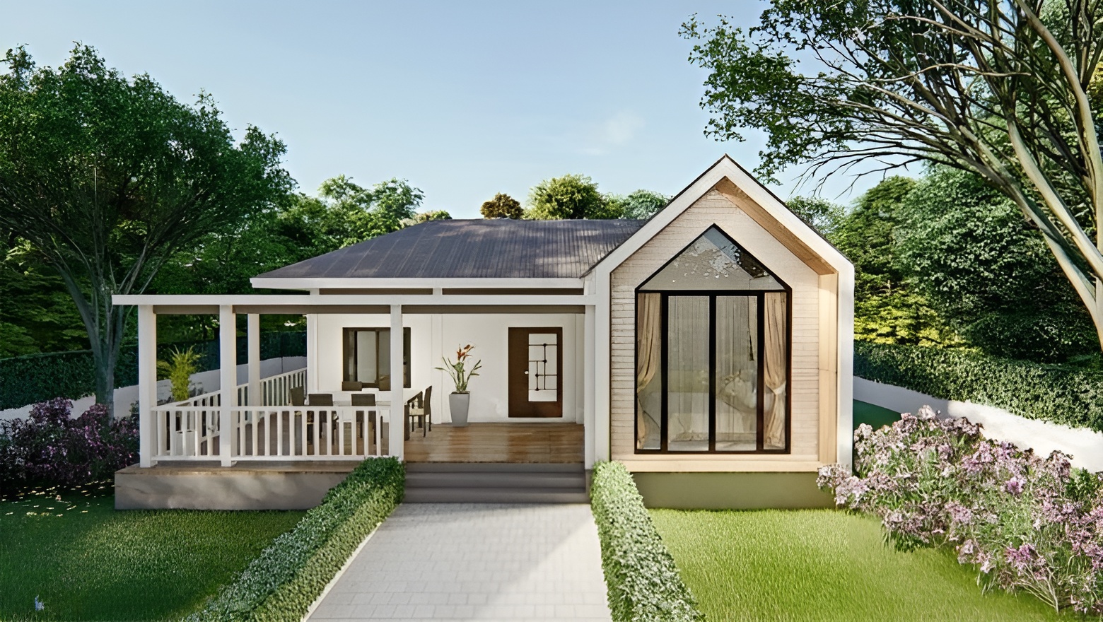 30 Beautıful “Sıngle-storeƴ House” Desıgn Ideas for Vacatıon Home ...